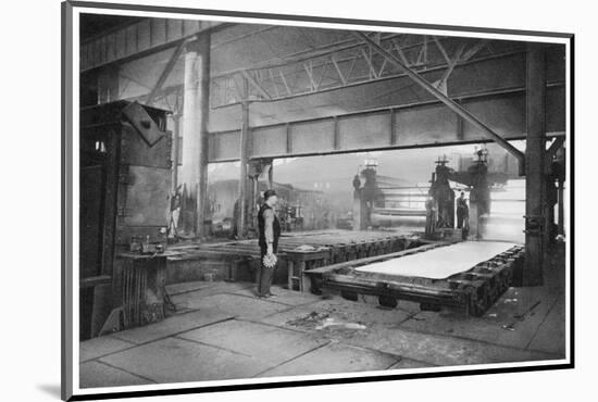 Steel Plate Rolling-null-Mounted Photographic Print