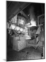 Steel Pour from an Electric Arc Furnace, Park Gate Iron and Steel Co, Rotherham, Yorkshire, 1964-Michael Walters-Mounted Photographic Print