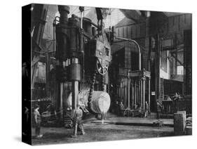 Steel Production, Krupp Factory, Essen, Germany, World War I, 1917-null-Stretched Canvas