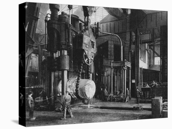 Steel Production, Krupp Factory, Essen, Germany, World War I, 1917-null-Stretched Canvas
