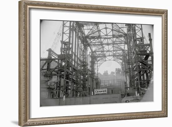 Steel Skeleton of Madison Square Garden-null-Framed Photographic Print