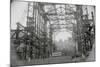 Steel Skeleton of Madison Square Garden-null-Mounted Photographic Print