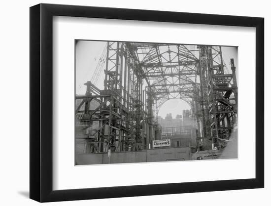 Steel Skeleton of Madison Square Garden-null-Framed Photographic Print