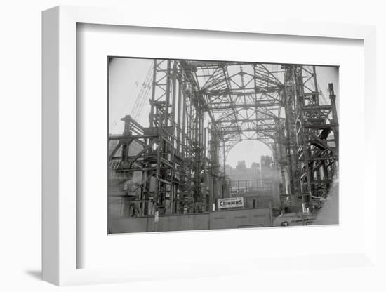 Steel Skeleton of Madison Square Garden-null-Framed Photographic Print