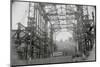 Steel Skeleton of Madison Square Garden-null-Mounted Photographic Print