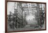 Steel Skeleton of Madison Square Garden-null-Framed Photographic Print