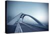 Steel Structure Bridge Night Scene-Aylandy-Stretched Canvas