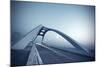 Steel Structure Bridge Night Scene-Aylandy-Mounted Photographic Print