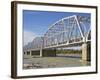 Steel Truss Bridge, Alaska Highway Over Gerstle River, Alaska, USA-Tony Waltham-Framed Photographic Print