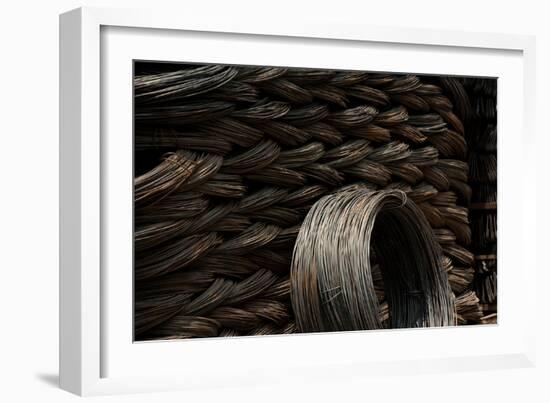 Steel Wire Detail-Erin Berzel-Framed Photographic Print