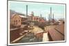 Steel Works, Pittsburgh, Pennsylvania-null-Mounted Art Print