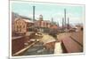 Steel Works, Pittsburgh, Pennsylvania-null-Mounted Premium Giclee Print