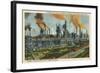 Steel Works, Pueblo, Colorado-null-Framed Art Print