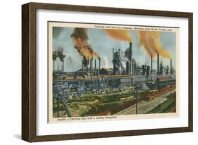 Steel Works, Pueblo, Colorado-null-Framed Art Print