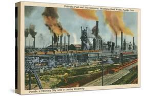 Steel Works, Pueblo, Colorado-null-Stretched Canvas