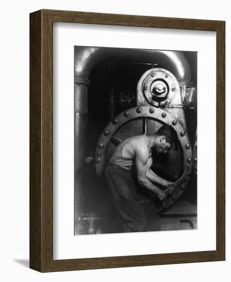 Steelworker-Science Source-Framed Giclee Print