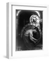 Steelworker-Science Source-Framed Giclee Print