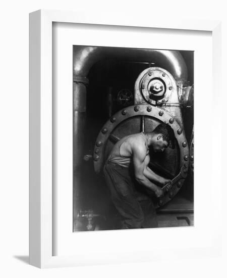 Steelworker-Science Source-Framed Giclee Print