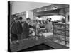 Steelworks Canteen, Park Gate, Rotherham, South Yorkshire, 1964-Michael Walters-Stretched Canvas