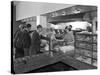 Steelworks Canteen, Park Gate, Rotherham, South Yorkshire, 1964-Michael Walters-Stretched Canvas