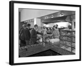 Steelworks Canteen, Park Gate, Rotherham, South Yorkshire, 1964-Michael Walters-Framed Photographic Print