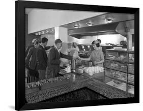 Steelworks Canteen, Park Gate, Rotherham, South Yorkshire, 1964-Michael Walters-Framed Photographic Print