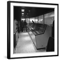 Steelworks Control Centre, Park Gate Iron and Steel Co, Rotherham, South Yorkshire, 1964-Michael Walters-Framed Photographic Print