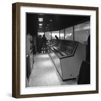 Steelworks Control Centre, Park Gate Iron and Steel Co, Rotherham, South Yorkshire, 1964-Michael Walters-Framed Photographic Print