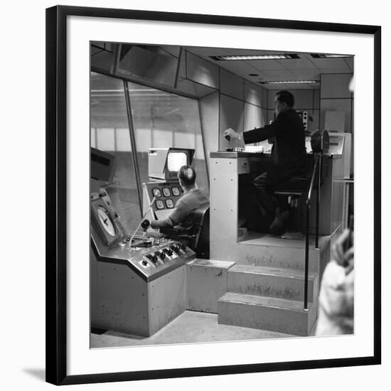 Steelworks Control Centre, Park Gate Iron and Steel Co, Rotherham, South Yorkshire, 1964-Michael Walters-Framed Photographic Print