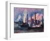 Steelworks Near Charleroi-null-Framed Giclee Print