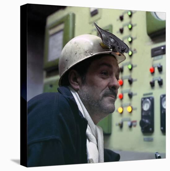 Steelworks Safety Representative, Newton Chambers, Sheffield, South Yorkshire, 1971-Michael Walters-Stretched Canvas