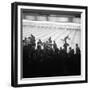 Steelworks Social Evening at a Bowling Alley, Sheffield, South Yorkshire, 1964-Michael Walters-Framed Premium Photographic Print