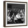 Steelworks Social Evening at a Bowling Alley, Sheffield, South Yorkshire, 1964-Michael Walters-Framed Photographic Print