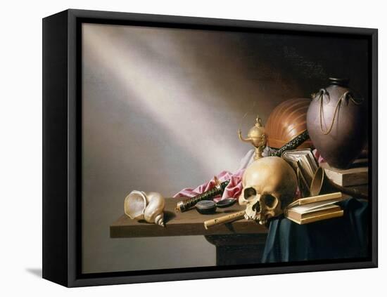 Steenwyck: Still Life-Harmen van Steenwyck-Framed Stretched Canvas