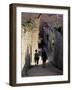 Steep Alleyway, Gubbio, Umbria, Italy-Inger Hogstrom-Framed Photographic Print