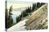 Steep Banks of Crater Lake-null-Stretched Canvas