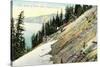 Steep Banks of Crater Lake-null-Stretched Canvas