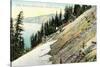 Steep Banks of Crater Lake-null-Stretched Canvas