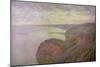 Steep Cliffs Near Dieppe, 1897-Claude Monet-Mounted Giclee Print