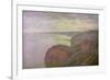 Steep Cliffs Near Dieppe, 1897-Claude Monet-Framed Giclee Print