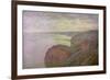 Steep Cliffs Near Dieppe, 1897-Claude Monet-Framed Giclee Print