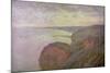 Steep Cliffs Near Dieppe, 1897-Claude Monet-Mounted Giclee Print