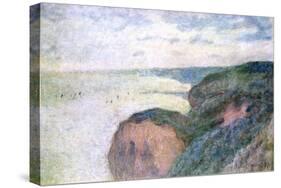 Steep Cliffs Near Dieppe, 1897-Claude Monet-Stretched Canvas
