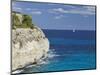 Steep Coast Close Cala Romantica, Majorca, Spain-Rainer Mirau-Mounted Photographic Print