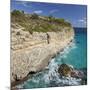 Steep Coast Near Cala Romantica, Majorca, Spain-Rainer Mirau-Mounted Photographic Print