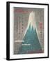 Steep Fuji Ama, Japanese Travel Poster-null-Framed Art Print