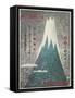 Steep Fuji Ama, Japanese Travel Poster-Found Image Press-Framed Stretched Canvas