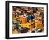 Steep Hill with Colorful Houses, Guanajuato, Mexico-Julie Eggers-Framed Photographic Print