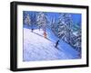 Steep slope,Les Arcs,France-Andrew Macara-Framed Giclee Print