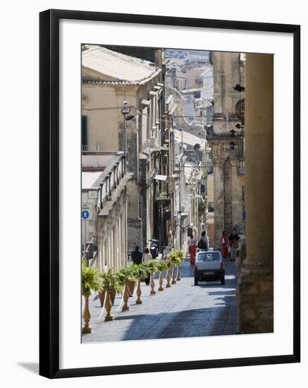 Steep Street, Noto, Sicily, Italy, Europe-Martin Child-Framed Photographic Print